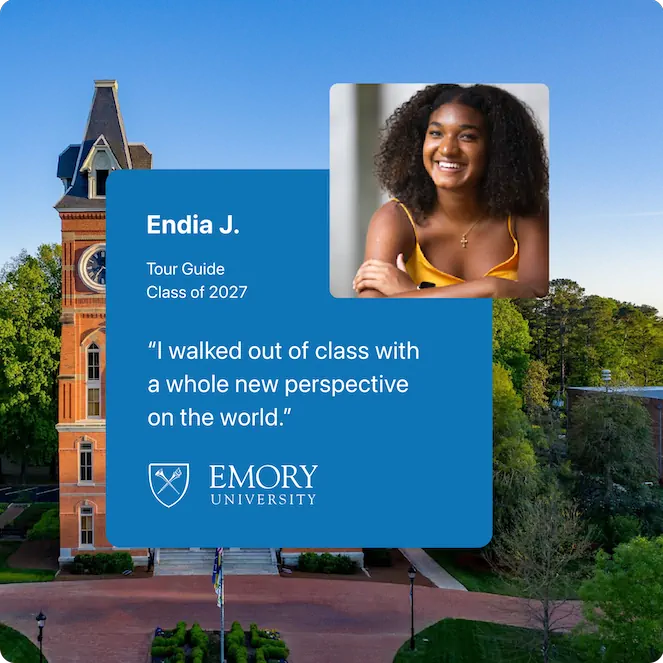 Student testimonial spotlight