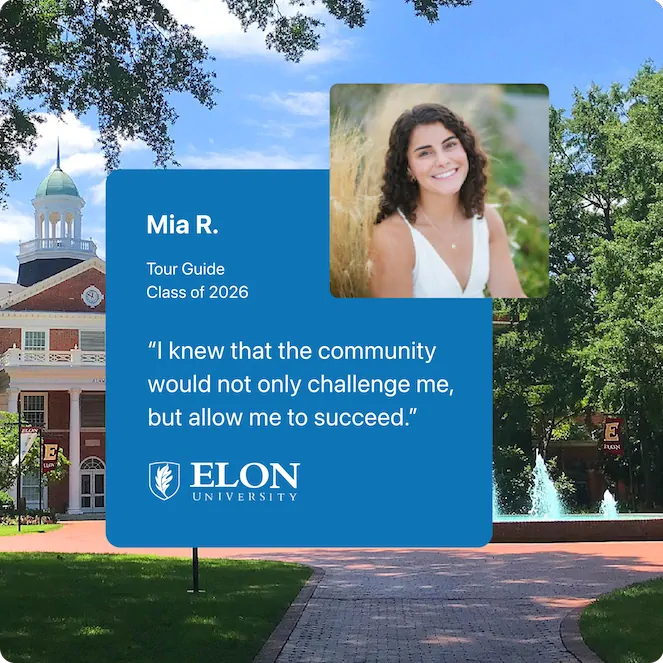Student testimonial spotlight